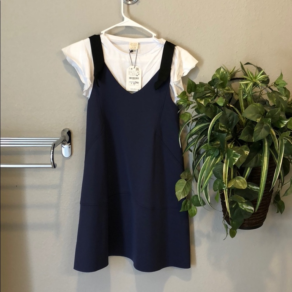 Zara Dress With T-shirt Size 13-14 Kids